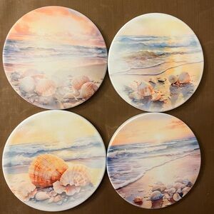 Beachy coasters